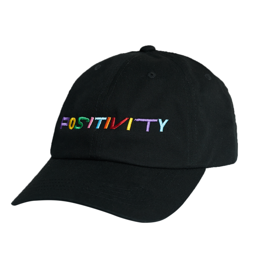 Positivity Hat - Black (Multi) Side