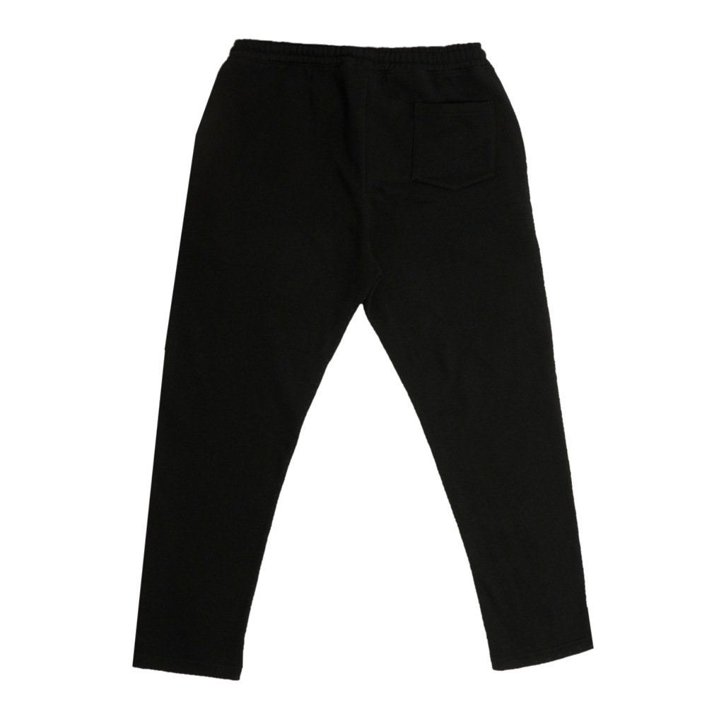 Spread Positivity Sweatpants - Black (White) - Back