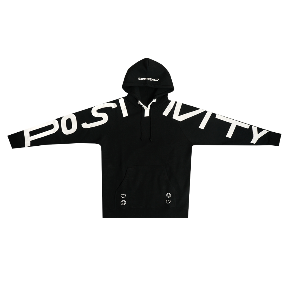 Spread Positivity Hoodie Black White Dolan Twins Official Store