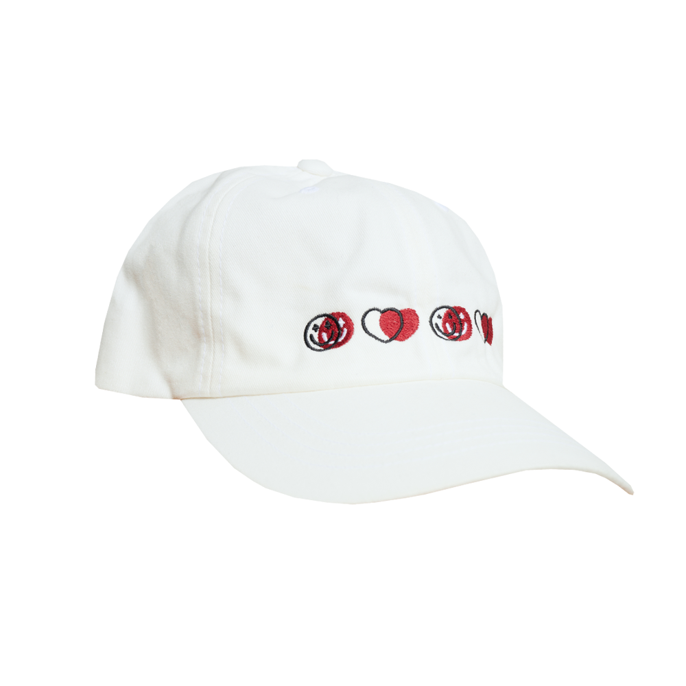 Icon Hat - White (Red)