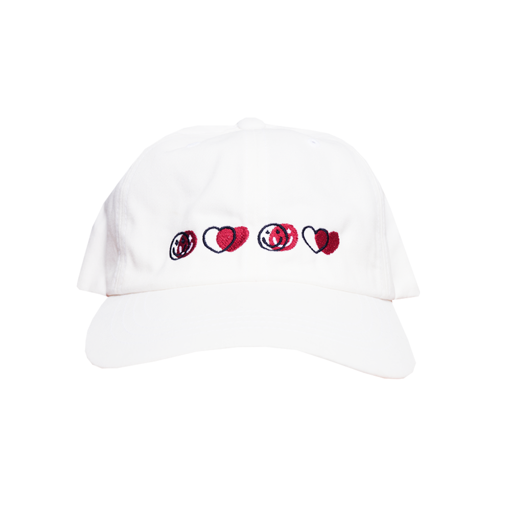 Icon Hat - White (Red) Front